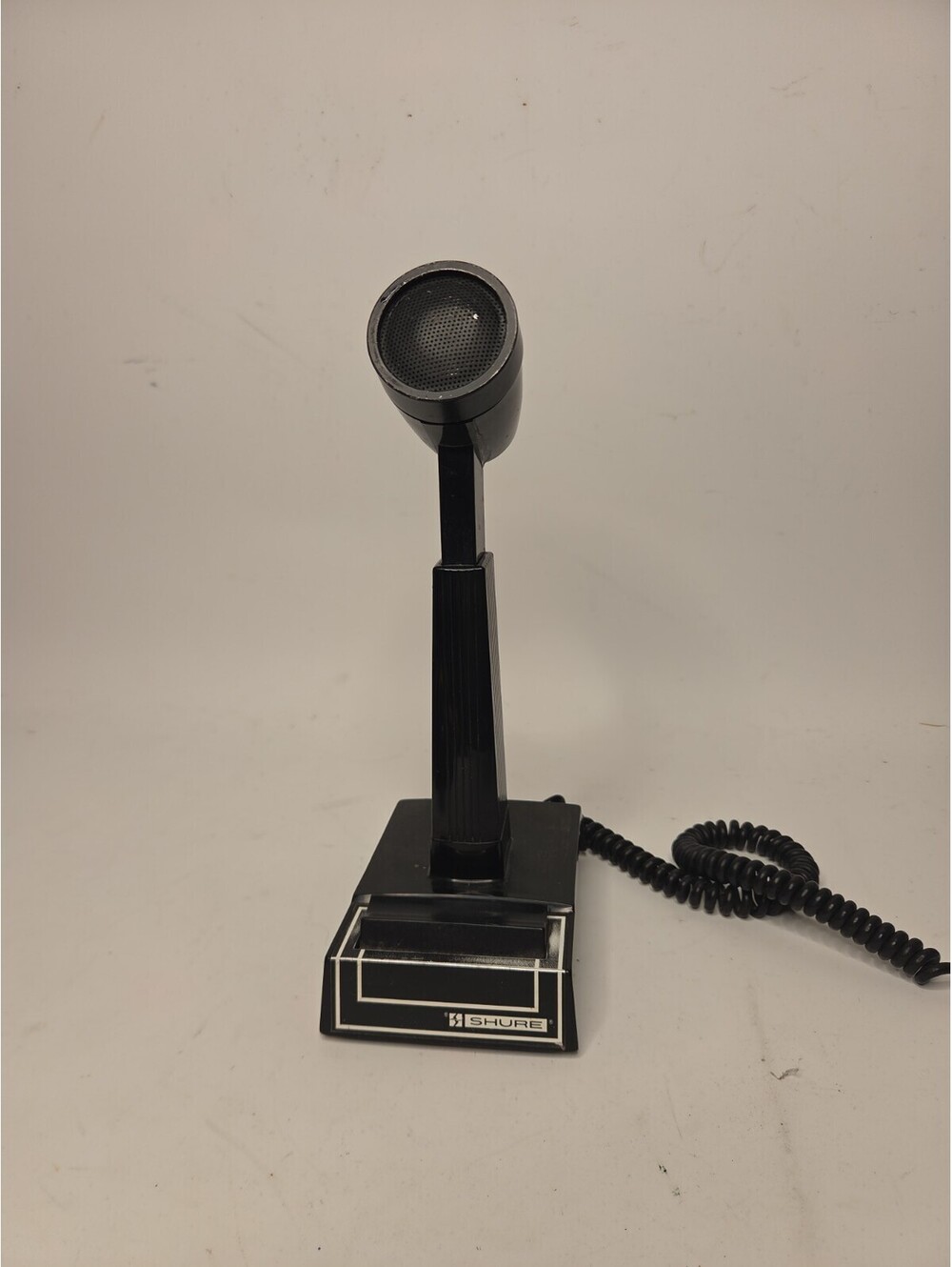 Shure Model 444D Ham Radio Vintage Desktop Microphone Untested